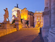 Kapitol; Monumento Vittorio Emanuele II, Palazzo dei Conservatori; Piazza dei Campidoglio, Rom, Lazio, Italien