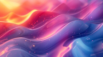 Wall Mural - Smooth gradient background showcasing glassmorphism style