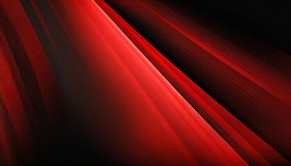 red and black background design with intersecting wavy lines in abstract pattern dramatic spotlight stripe in bright red lighting shines on striped layout
