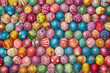 Colorful Easter eggs background