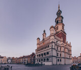 Fototapeta Psy - City center and town hall - Poznan - Poland