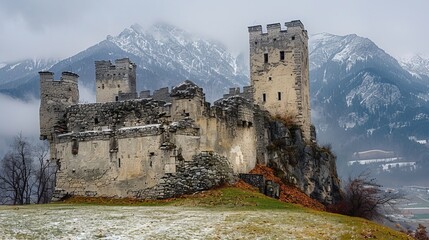 Wall Mural - Old Castle in ghotic style