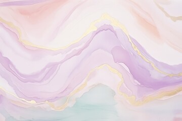 Aufkleber - A vibrant abstract painting filled with soft pastel colors and dynamic swirls of motion, creating a sense of calm and tranquility
