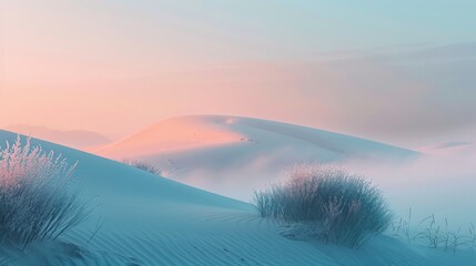 Canvas Print - a sand dune is the most beautiful place in the world