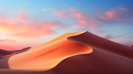 Canvas Print - a sand dune is the most beautiful place in the world