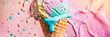 A Celebration of Flavorful Indulgence: Captivating Ice Cream Cone Imagery