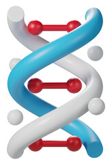 dna structure genetic biotechnology, 3d rendering