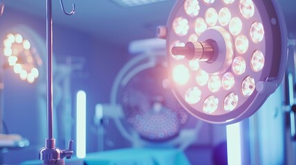 Poster - Blurring the Background in a Medical Precision Modern Operating Room in a Contemporary Office Interior : Generative AI