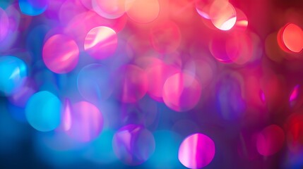 Aufkleber - Color gradient background Blur neon glow Bright radiance Defocused red blue purple light flare soft texture abstract copy space wallpaper : Generative AI