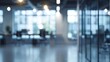 © Generative AI - BLURRED OFFICE BACKGROUND SPACIOUS COMMERCIAL HALL : Generative AI