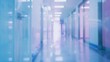 © Generative AI - Abstract blurred inside interior of hospital building background with shine light for advertisement design and show content concept : Generative AI
