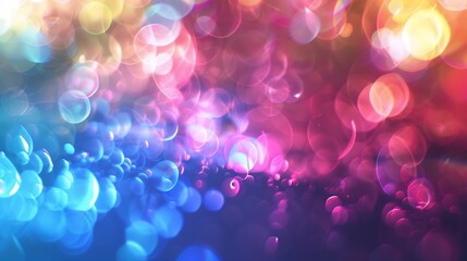 Poster - Blurred refraction light bokeh or organic flare overlay effect : Generative AI