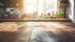 © Generative AI - Lovely kitchen with hardwood floor and nice counter topsblurred background : Generative AI