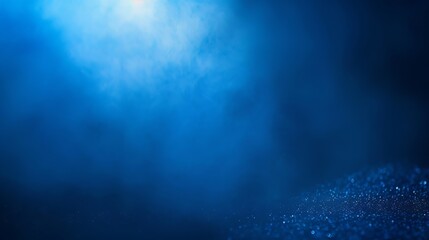Poster - Abstract gradient Blue blurred with grain noise effect background for product design and social media : Generative AI