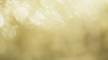 Fototapete - Abstract blur soft focus soft blinking light beige horizontal copy space background : Generative AI