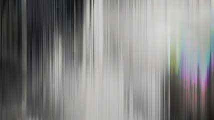 Fototapete - Black and white grain blur texture wall with rainbow refraction Light and shadow smoke copy space abstract background : Generative AI