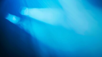 Poster - Blue gradient blurred light tint easy to use for background : Generative AI
