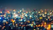 City at night  blur photoBokeh background : Generative AI