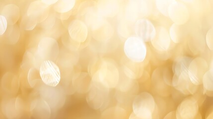 Fototapete - Abstract blur soft focus soft blinking light beige horizontal copy space background : Generative AI