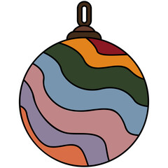 Canvas Print - Bauble Sticker