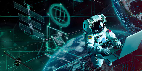 Wall Mural - technology background, aviation concept.