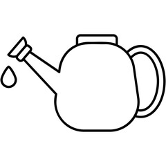 Canvas Print - Watering Can Icon