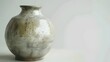 Handcrafted Ceramic Vase on a Light Background