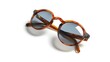 © Alex - Stylish Round Sunglasses on White Background
