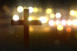 Closeup view of a Christian cross
