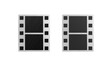 film icon symbol gray and black