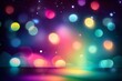 Abstract bokeh lights background with a smooth gradient from cool to warm tones, suitable for festive or holiday concepts Generative AI