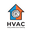 Vector logos for heating, cooling and air conditioning systems