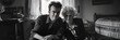 Infamous British criminals Ian Brady and Myra Hindley in an unsuspecting candid