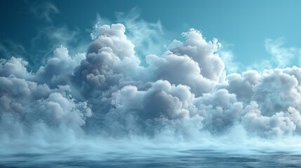 Aufkleber - Spectral fog or smoke isolated on a transparent background. White modern cloudiness, mist, or smog background. Modern illustration.