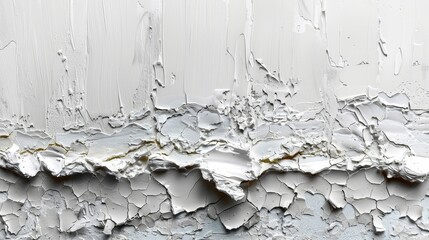 Poster - Painted wall texture on white background
