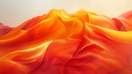 Canvas Print - Background of abstract orange gradient illustration