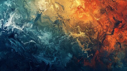 Wall Mural - Abstract texture panorama background as wallpaper, digital art