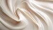 A detailed close up view of a cream swirl. Ideal for food and dessert concepts