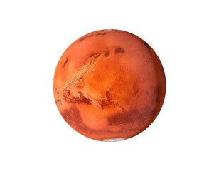 close-up of planet mars