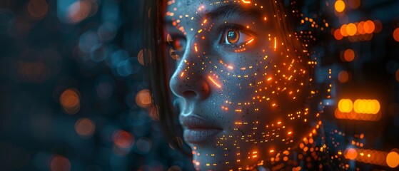 Fototapete - Deep learning. GUI (Graphical User Interface). Artificial Intelligence (AI).