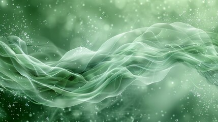 Aufkleber - This is a modern illustration of air flowing over a light background. A light effect reminiscent of fresh, purified air.