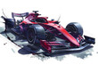 Höchstgeschwindigkeit: Formel 1 Rennwagen rasen über die Rennstrecke