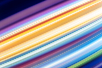 Wall Mural - futuristic abstract of dark gradient light in trails motion background, and creative glowing light d