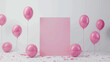 a pink and white banner with a pink banner that says quot pink quot