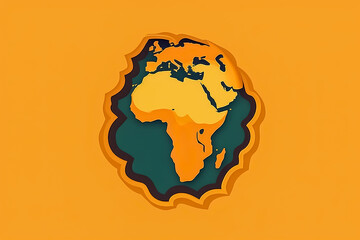 Poster - Discover the essence of Africa with a captivating map