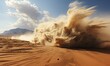 Massive Sand Dune in the Heart of Desert