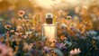 © pierre - Luxury Perfume Bottle Mockup with Nature Background