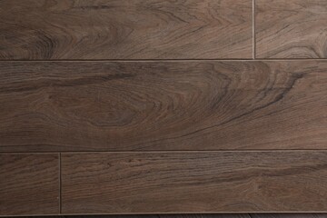 Wall Mural - Sample of wooden flooring as background, top view