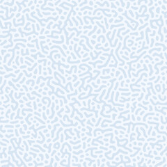 Organic seamless pattern. Irregular bacteria background. Repeated line patern. Dashes turing surface. Compound structure. Uneven cells texture. Repeating hand draw lines brain. Vector illustration