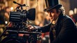 Director on biopic set famous figure life recreating period detail attention